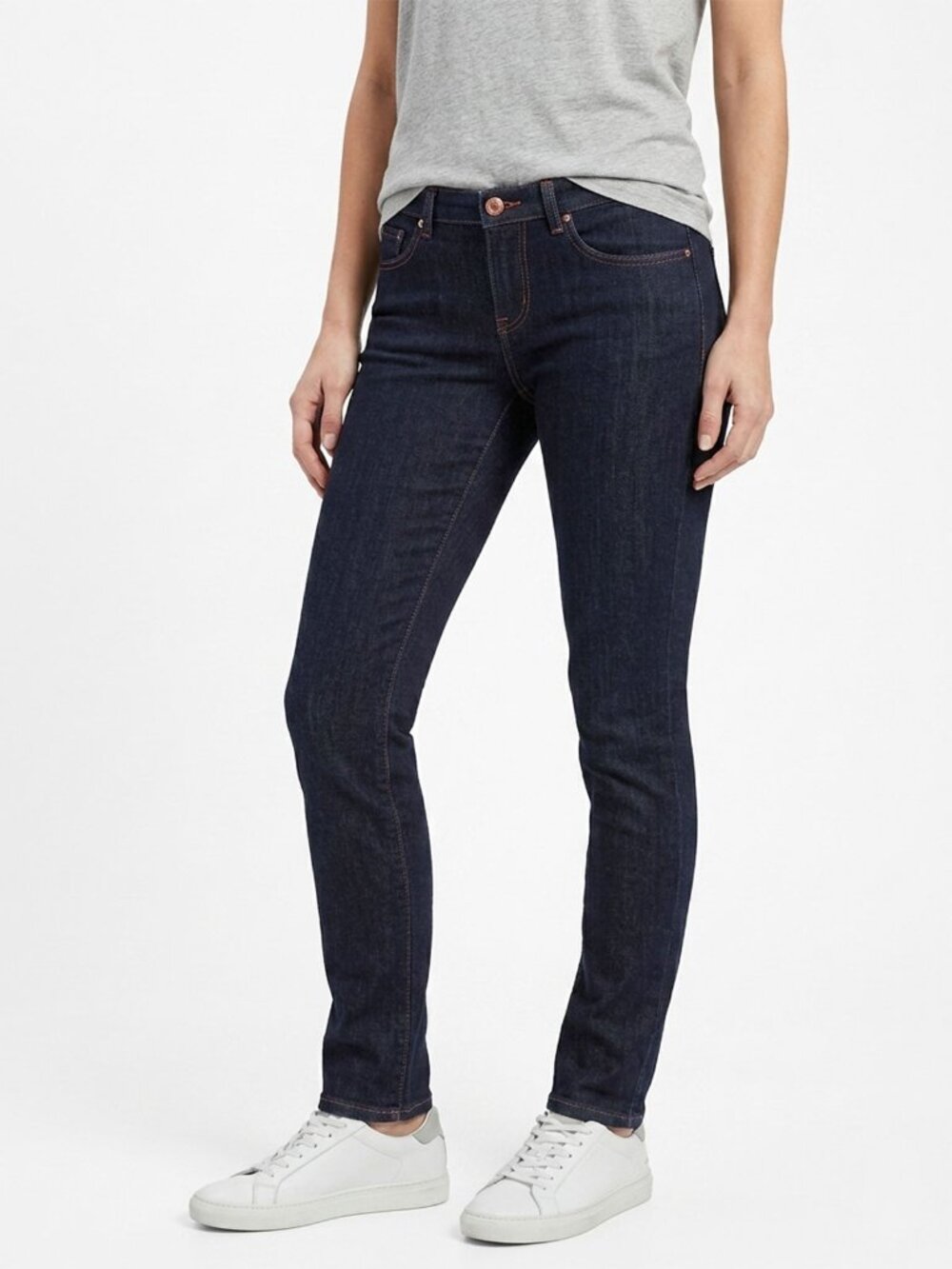 Joe's Jeans Cigarette Slim Straight Leg Dark Wash Indigo Denim Size 25/0 29" Ins